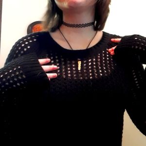 Gothic Mesh Sweater